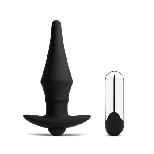 So Divine Vibrating Silicone Butt Plug 1 pc.
