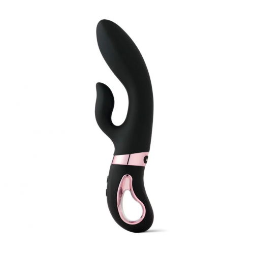 So Divine So Divine Black Magic Rechargeable Rabbit Vibrator 1 pc.