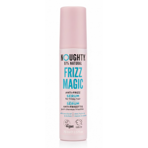 Noughty Frizz Magic Anti-Frizz Serum Glotninamasis nuo karščio apsaugantis serumas su marulos aliejumi ir japoninių ridikų ekstraktais