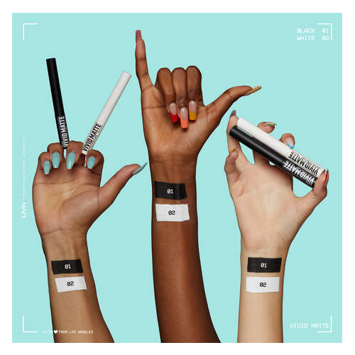 Nyx professional makeup Vivid Matte Liquid Liner Akių apvadas White