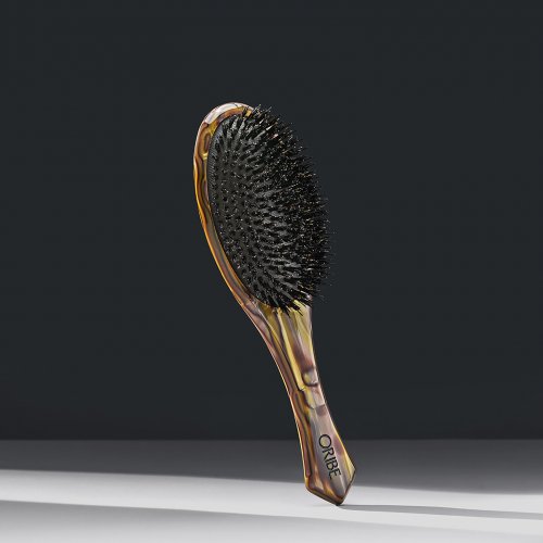 Oribe Italian Resin Flat Brush Šepetys su šerno ir nailono šereliais