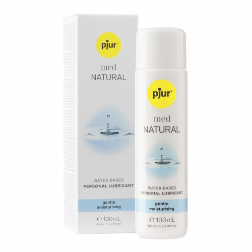 Pjur Med Natural Glide Švelniai drėkinantis vandens pagrindo lubrikantas