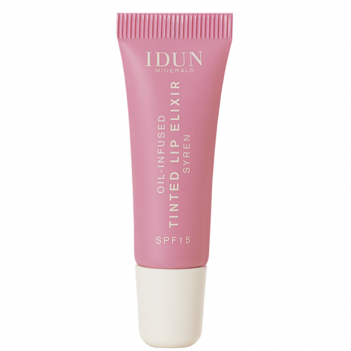 IDUN Minerals Oil-Infused Tinted Lip Elixir Atspalvį suteikiantis lūpų aliejus SPF15