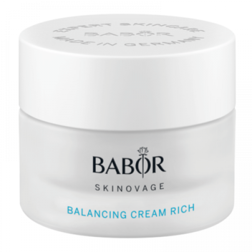 Babor Skinovage Balancing Cream Rich Drėkinamasis veido kremas dehidratuotai mišriai odai