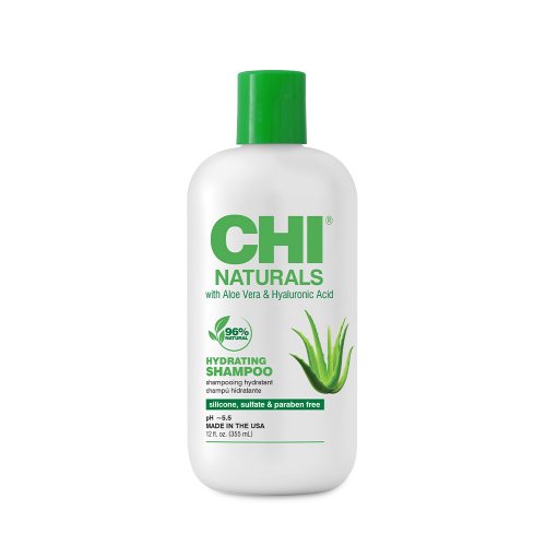CHI Naturals Hydrating Shampoo Drėkinantis šampūnas su aloe vera ir hialurono rūgštimi