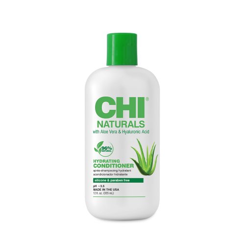 CHI Naturals Hydrating Conditioner Drėkinantis plaukų kondicionierius su aloe vera ir hialurono rūgštimi