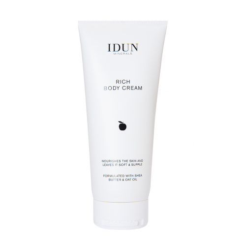 IDUN Rich Body Cream Maitinamasis kūno kremas su sviestmedžių ir avižų aliejais