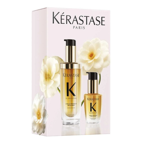Kérastase Elixir Ultime L'Huile Spring Gift Set Žvilgesio suteikiantis plaukų aliejų rinkinys