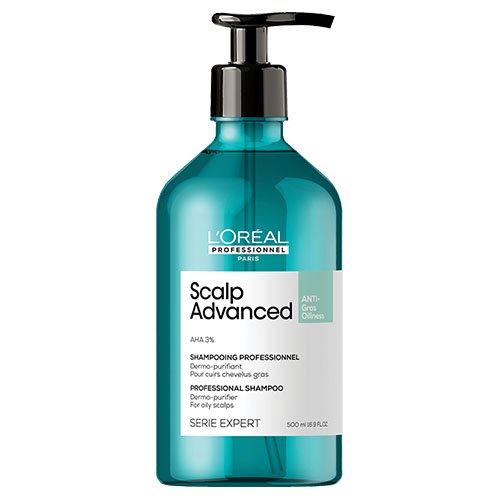L'Oréal Professionnel Scalp Advanced Anti-Oiliness Dermo-Purifier Shampoo Valantis šampūnas riebiems plaukams