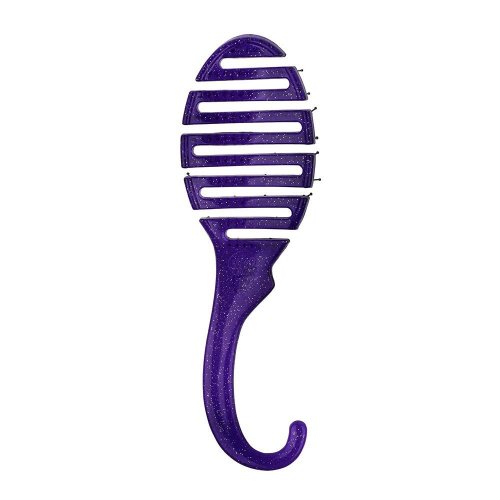 Photos - Comb Wet Brush WetBrush WetBrush Shower Detangler Purple Glitter KS816262
