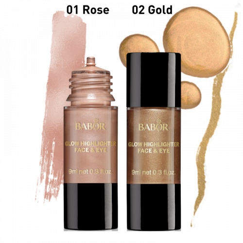 Babor Glow Highlighter Švytėjimo suteikianti priemonė  9ml 02 Gold