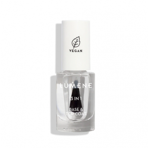 Lumene 3in1 Base & Top Coat Nagų lako pagrindas ir viršutinis sluoksnis