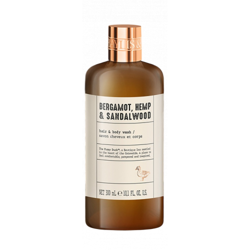 Baylis & Harding The Fuzzy Duck Hemp & Bergamot Hair & Body Wash Šampūnas ir kūno prausiklis viename
