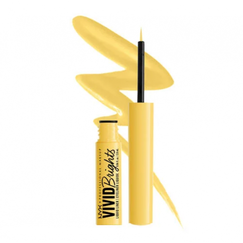 NYX Professional Makeup Vivid Brights Colored Liquid Eyeliner 3.5ml 03 Had Me At Yellow