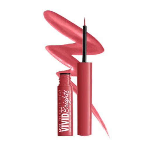NYX Professional Makeup Vivid Brights Colored Liquid Eyeliner 3.5ml 04 On Red
