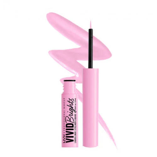 NYX Professional Makeup Vivid Brights Colored Liquid Eyeliner 3.5ml 09 Sneaky Pink