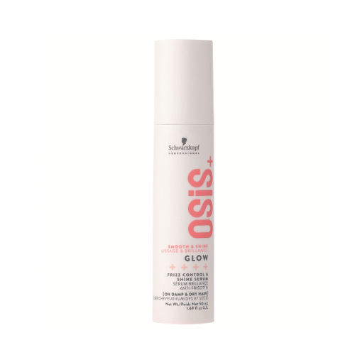 Schwarzkopf Professional Osis+ Glow Frizz Control & Shine Serum Spindesio suteikiantis serumas
