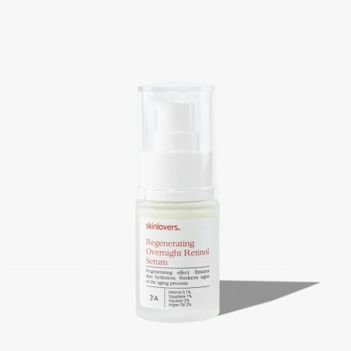 Skinlovers 3’A Regenerating Overnight Retinol Serum Jauninantis ir regeneruojantis serumas su retinoliu