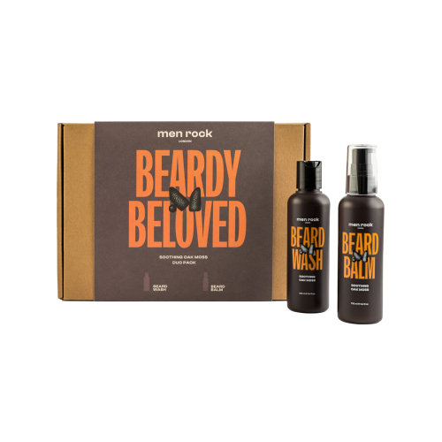 Men Rock Oak Moss Beardy Beloved Duo Kit Barzdos priežiūros rinkinys