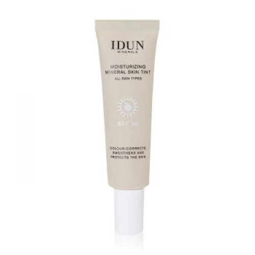 IDUN Minerals Moisturizing Skin Tint With SPF30 Drėkinamasis veido kremas su atspalviu