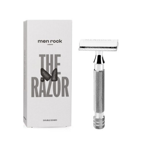 Men Rock The Doubled Edged Razor Divasmeņu skuveklis vīriešiem