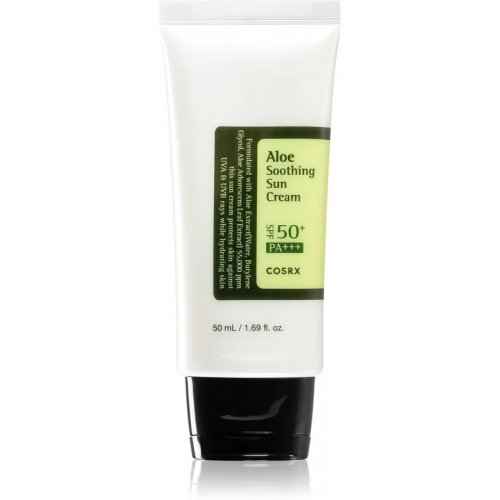 COSRX Aloe Soothing Sun Cream SPF50+ PA+++ apsauginis kremas nuo saulės
