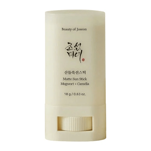 Beauty of Joseon Matte Sun Stick Mugwort + Camelia SPF50+ PA++++ Pieštukinė apsauga nuo saulės su kraujažole ir kamelija
