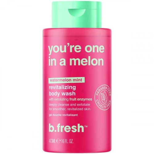 b.fresh You're One In A Melon Body Wash Švelniai odą šveičiantis kūno prausiklis