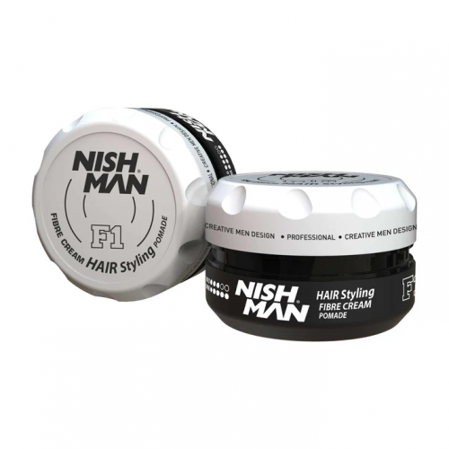Nishman Hair Styling Fibre Cream Pomade F1 Matu veidošanas pomāde