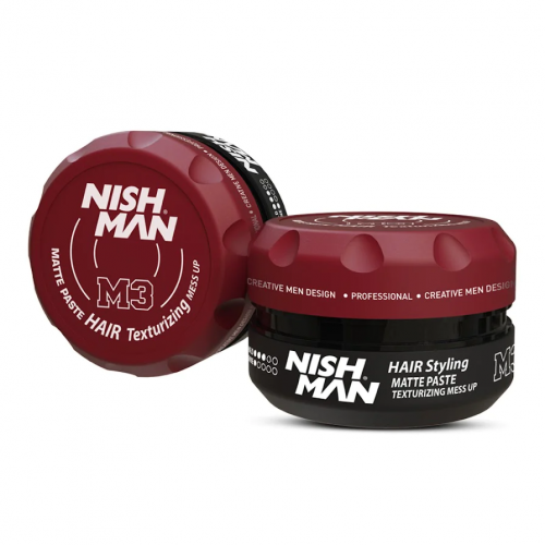 Nishman Matte Mess Up Hair Texturizing Paste M3 Plaukų formavimo pasta  100ml