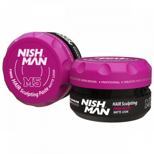 Nishman Hair Sculpting Fibre Paste Matte Look M5 Matu veidošanas vasks