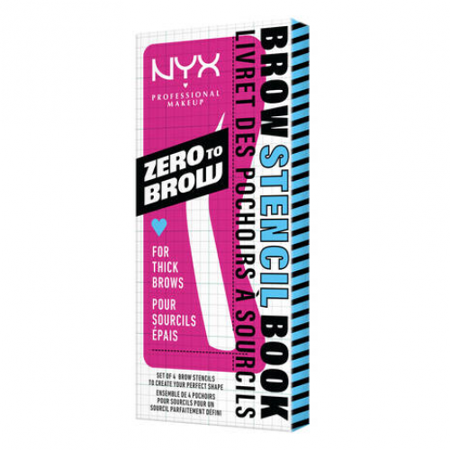 Nyx professional makeup Zero-to-Brow Eyebrow Stencils Antakių trafaretai
