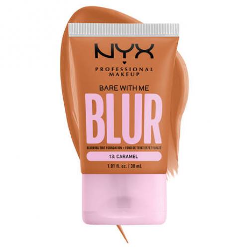 Photos - Foundation & Concealer NYX Professional Makeup Professional Makeup Bare With Me Blur Tint Foundation 30ml 13 Caramel KS701410