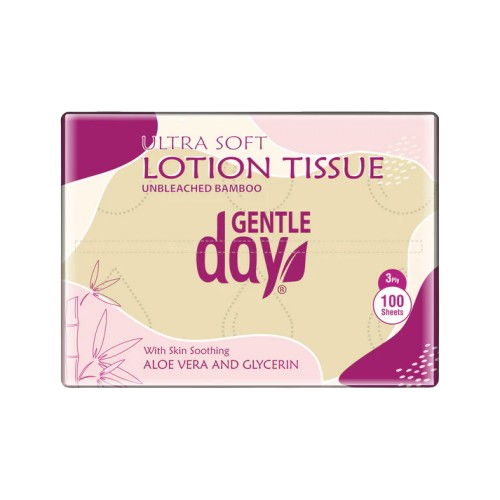 Gentle Day Bamboo Lotion Tissue with Aloe Vera and Glycerin