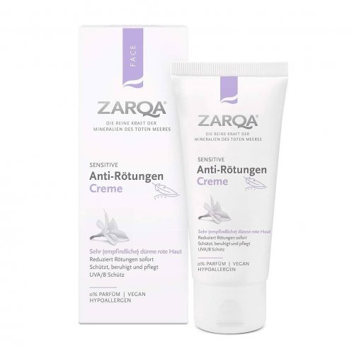Zarqa Face Cream For Red Skin Veido kremas raustančiai odai