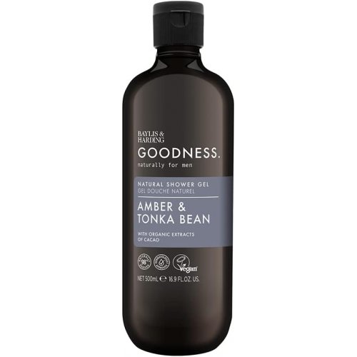 Baylis & Harding Amber & Tonka Bean Natural Shower Gel Dušo gelis vyrams