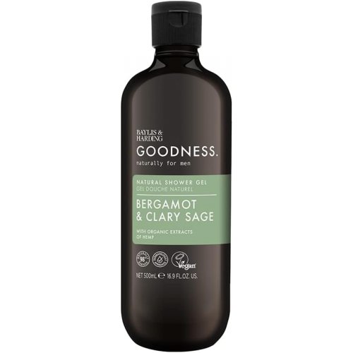 Baylis & Harding Bergamot & Clary Sage Natural Shower Gel Dušo gelis vyrams