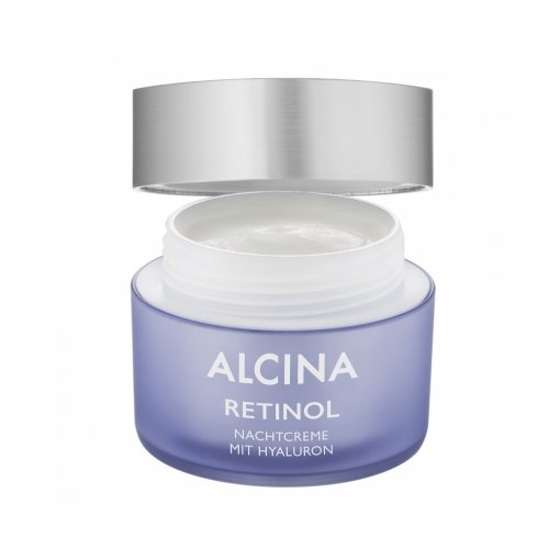 Alcina Retinol Night Cream Naktinis kremas su retinoliu ir hialurono rūgštimi
