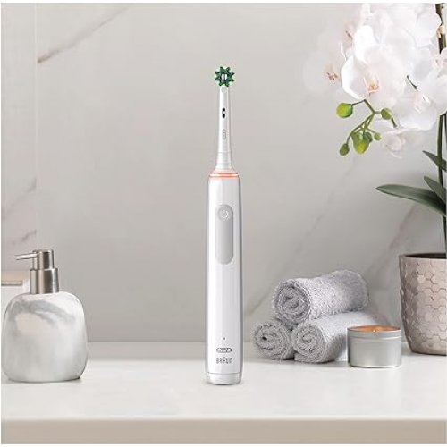 Oral-B Pro 3 3500 Electric Toothbrush Įkraunamas elektrinis dantų šepetėlis  White