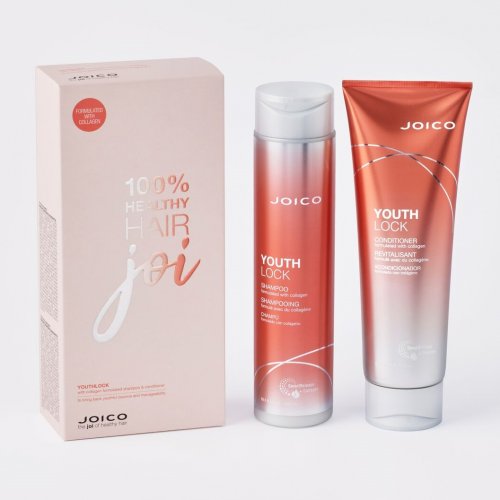 Joico Youth Lock Shampoo & Conditioner Holiday Duo 300ml+250ml