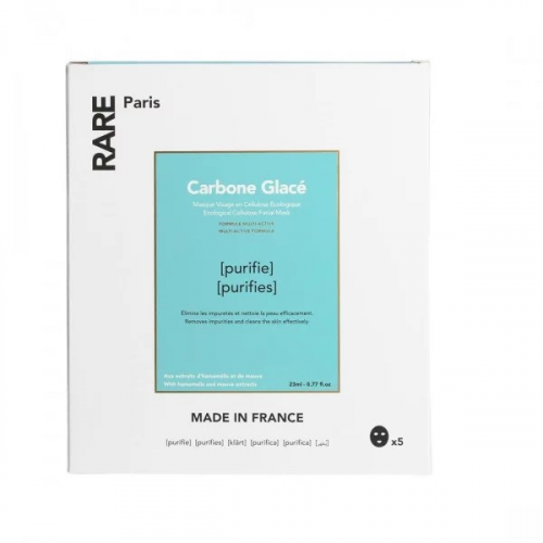 RARE Paris Carbone Glacé Purifying Face Mask Valomoji veido kaukė
