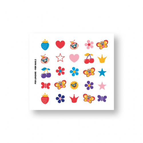 Lallabee Body Tattoos & Nail Stickers Küünekleebised ja ajutised tätoveeringud