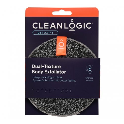 Cleanlogic Detoxify Dual-Texture Body Exfoliator Kūno šveitimo kempinė