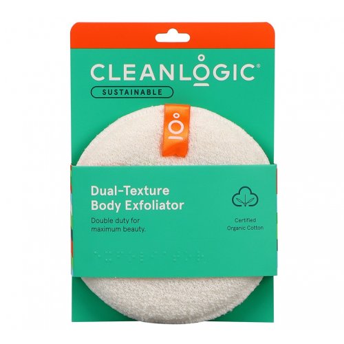 Cleanlogic Sustainable Dual-Texture Body Scrubber Kūno šveitimo kempinė