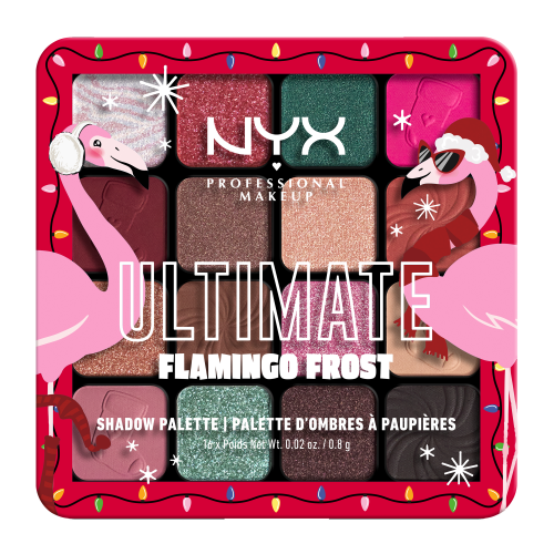 NYX Professional Makeup NYX Professional Makeup XMASS Ultimate Flamingo Frost Eyeshadow Palette 9.6g