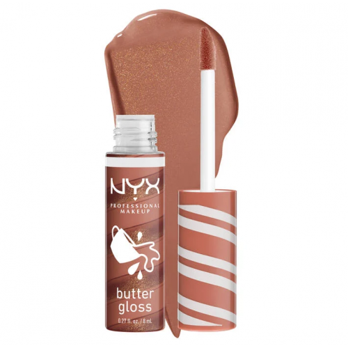 Photos - Lipstick & Lip Gloss NYX Professional Makeup Butter Lip Gloss Swirl 8ml Hot Cocoa Swirl KS449430