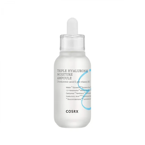 COSRX Hydrium Triple Hyaluronic Moisture Ampoule Intensyviai drėkinantis veido serumas