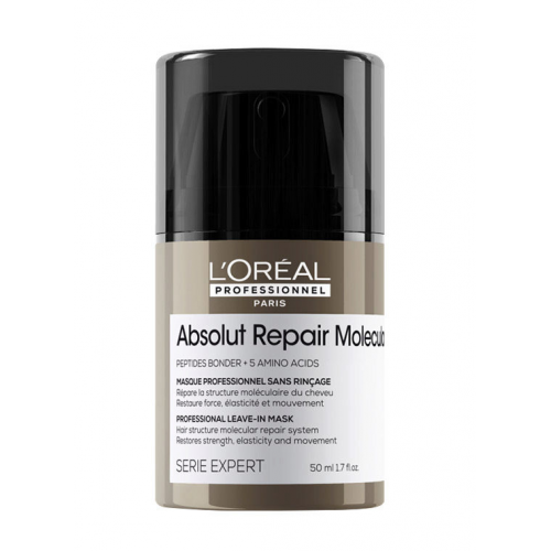 L'Oréal Professionnel Serie Expert Absolut Repair Molecular Mask Nenuplaunama kaukė visų tipų pažeistiems plaukams,