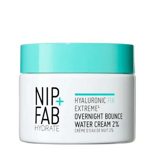 NIP + FAB Hyaluronic Fix Extreme 4 Overnight Bounce Water Cream 2% Naktinis veido kremas