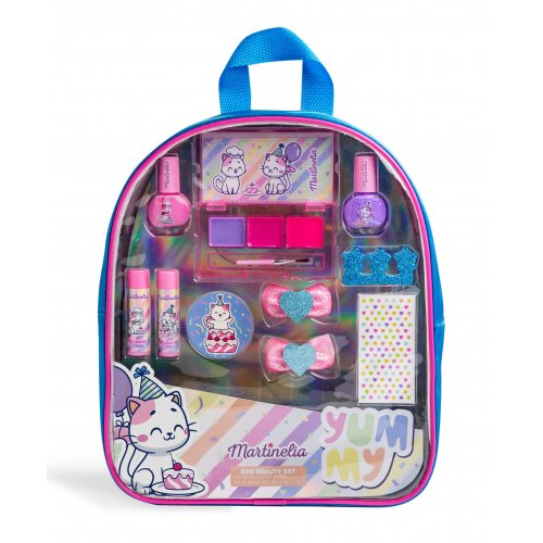 Martinelia Yummy Bag Beauty Makeup Set Kosmetikos rinkinys kuprinėje vaikams